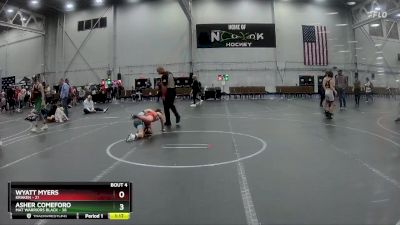 96 lbs Placement (4 Team) - Wyatt Myers, Kraken vs Asher Comeforo, Mat Warriors Black