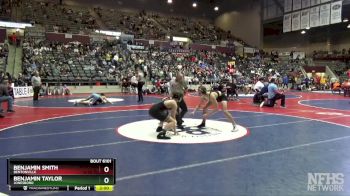 6A 157 lbs Semifinal - Benjamin Taylor, Jonesboro vs Benjamin Smith, Bentonville