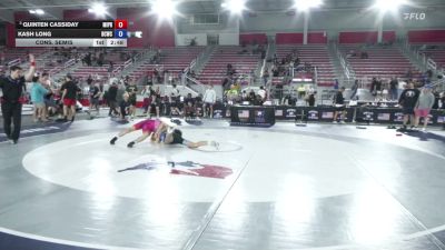 138 lbs Cons. Semis - Quinten Cassiday, Mipremier vs Kash Long, Bear Cave Wrestling Club