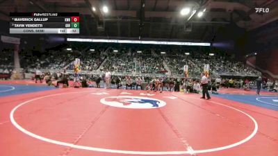 4A-113 lbs Cons. Semi - Maverick Gallup, Kelly Walsh vs Tavin Vendetti, Green River