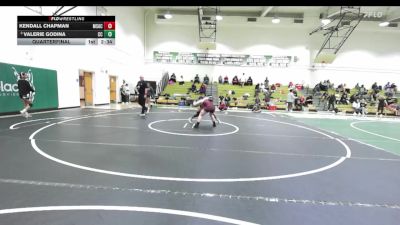 131 lbs Quarterfinal - Valerie Godina, Cerritos College vs Kendall Chapman, Mt. San Antonio College