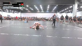 84 lbs Round 1 (4 Team) - Mason Pederson, Well Trained vs Cameron Ramp, Backyard Brawlers Gold