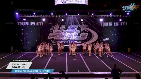 Valley Cheer - MAJORS [2023 L3 Performance Rec - 10-18Y (NON) 4/23/2023] 2023 The U.S. Finals: New Jersey