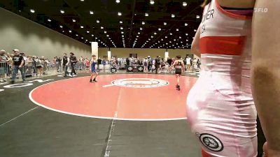 75 lbs Semis - Rivers Tahdooahnippah, Elgin Wrestling vs Cru Hixson, Mighty Bluebirds