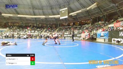 110 lbs Round Of 32 - John Duncan, F-5 Grappling vs Tuff Tonga, Siouxland Wrestling Academy