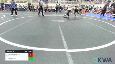 90 lbs Round Of 16 - Gavin Woodworth, Tuttle Wrestling vs Creed Rolan, Standfast OKC