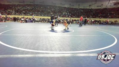 108 lbs Round Of 32 - Angelina Orquiz, OKC Saints Wrestling vs Maddy Mauzey, Newkirk Takedown Club