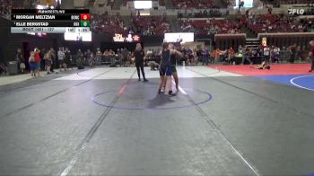 127 lbs Round 3 - Elle Bergstad, Rustler Wrestling vs Morgan Meltzian, Havre Wrestling Club