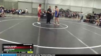 285 lbs Quarterfinals (8 Team) - Makota Misgen, Minnesota Silver vs Jaren Rohde, Wisconsin