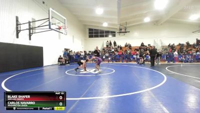 106 lbs Champ. Round 1 - Blake Shafer, San Luis Obispo vs Carlos Navarro, Washington Union