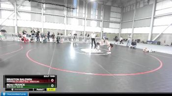 54-55 lbs Round 2 - Beau Franck, NorthEast 509 WC vs Braxton Baldwin, Warriors Of Christ WOC- Wrestling