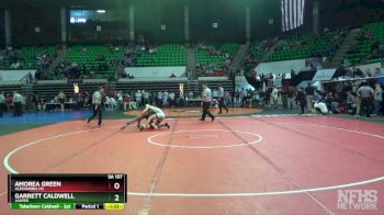 5A 157 lbs Quarterfinal - Amorea Green, Alexandria HS vs Garrett Caldwell, Jasper