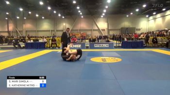 SALLA MARI SIMOLA vs ELIZABETH KATHERINE MITROVIC 2023 World IBJJF Jiu-Jitsu No-Gi Championship