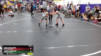 95 lbs Cons. Round 2 - Jase Sutcliffe, Gaston Grizzlies vs Mateo Aguilar, Gaston Grizzlies