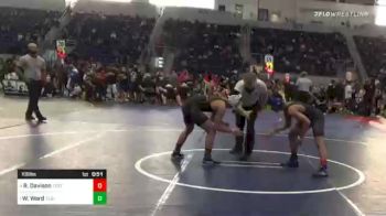 123 lbs Quarterfinal - Layronz Fraser, Utb vs Brayden Guerrero, Gold Rush WC
