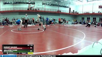 170 lbs Champ. Round 2 - August Salinas, Trojan Country Youth Wrestling vs Benjamin Clark, Bulldog Premier