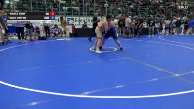 285 lbs Quarters - Gable Eddy, Indee Mat Club vs Jack Dwyer, Caveman Wrestling