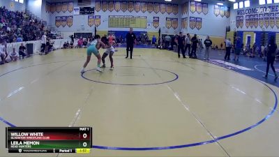 123 lbs Champ. Round 1 - Willow White, Gladiator Wrestling Club vs Leila Memon, Head Hunters