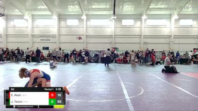 80 lbs Round 3 (10 Team) - Evan Root, Jacket WC vs Jaxson Tocco, Ohio Gold 10K