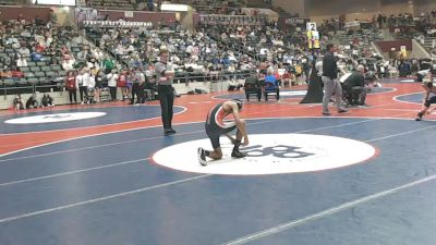 4A 106 lbs Semifinal - Preston Wooten, Pottsville vs Felix Banuelos, Harrisburg