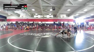 Boys 152 lbs Quarterfinal - Frankie Rodriguez, West Valley Boys vs Owen Romesha, Modoc Boys