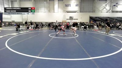 96 lbs 1st Place Match - Gino Hayes, Superior Wrestling Academy vs Angelo Disonell, Shaker Youth Wrestling