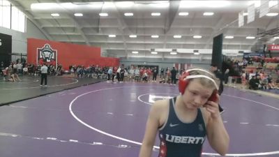 124 lbs Round 1 (12 Team) - Olivia Delegas, New England College vs Aurora Pennington, Liberty University