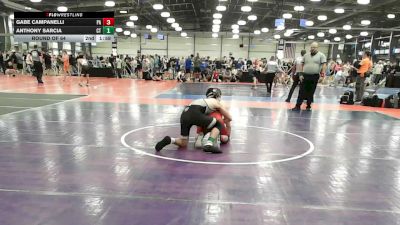 120 lbs Round Of 64 - Gabe Campanelli, PA vs Anthony Sarcia, CT