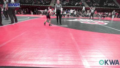 49 lbs Round Of 32 - Malik Munoz, Sperry Wrestling Club vs Kingston Warrior, Wagoner Takedown Club