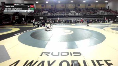 126 lbs Round Of 32 - Aj Stover, The Peddie School vs Connor Mclaughlin, Choate Rosemary Hall