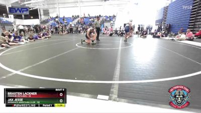 160 lbs Round 3 (4 Team) - Braxten Lackner, Missouri Outlaws vs Jax Jesse, OpenMats Wrestling Club