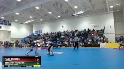 138 lbs Cons. Round 2 - Mark Borgers, Lewisburg vs Benjamin Hamilton, Saltillo High School