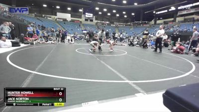 64 lbs Placement - Hunter Howell, Untouchables vs Jace Norton, Kansas Warriors 2