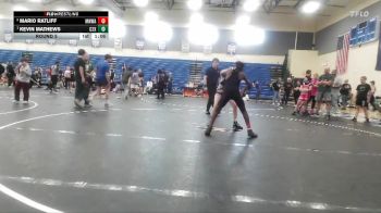 90/95 Round 5 - Kevin Mathews, C2X vs Mario Ratliff, Mighty Warriors Wrestling Acad