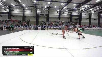 170 lbs Champ. Round 2 - Alejandra Ochoa, Franklin (Stockton) vs Czharria Sanders, Natomas