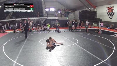 58-63 lbs Champ. Round 3 - Jag Obrien, Utah vs Francisco Urrea-munoz