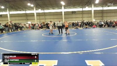 100 lbs Cons. Round 3 - Kyle Keller, Salmon vs Felix Martinez, Minico