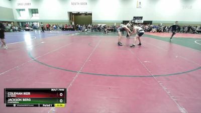 215A Cons. Round 1 - Coleman Iker, El Reno vs Jackson Berg, Chaparral