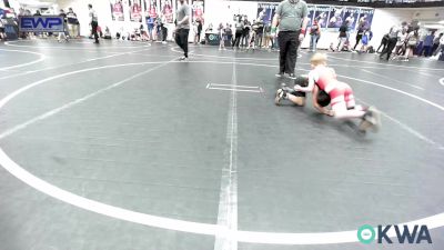 49 lbs Quarterfinal - Houston Morrow, Comanche Takedown Club vs Maximus Crawford, Unattached