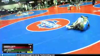 4 lbs Cons. Round 2 - Cam Boston, West Laurens vs Andrew Dietz, Heritage-Catoosa