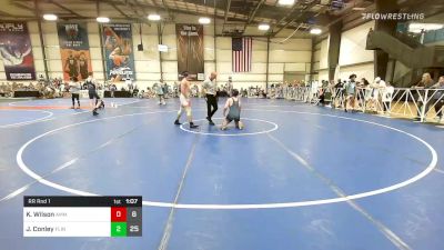 160 lbs Rr Rnd 1 - Kevin Wilson, AMERICAN MMA AND WRESTLING vs Jack Conley, Flint Tropics