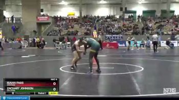 AA 160 lbs Cons. Round 2 - Zachary Johnson, Gallatin vs Isaiah Fagg, Heritage