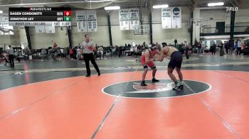 157 lbs Consi Of 8 #2 - Dagen Condomitti, Rutgers vs Jonathon Ley, Navy