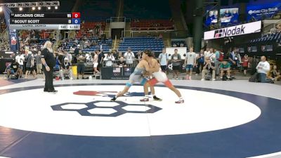 126 lbs Cons. Semis - Arcadius Cruz, Washington vs Scout Scott, Idaho