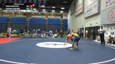 141 lbs 3rd Place Match - Nash Singleton, Oregon State vs Santino Sanchez, CSU Bakersfield