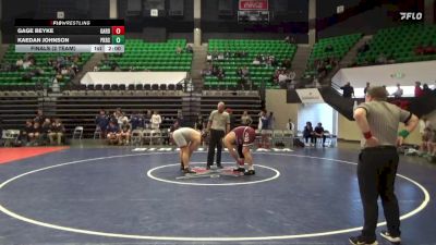 287 lbs Finals (2 Team) - Kaedan Johnson, Pike Road School vs Gage Beyke, Gardendale Hs