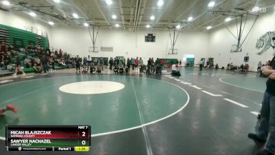 144 lbs Champ. Round 1 - Micah Blajszczak, Natrona County vs Sawyer Nachazel, Lander Valley