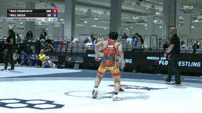 60 kg Semis - Max Francisco, Anchorage Youth Wrestling Academy vs Will Detar, Exodus Wrestling Club