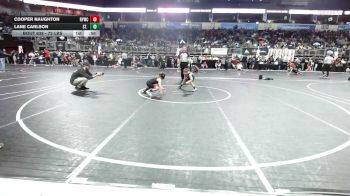 72 lbs Quarterfinal - Cooper Naughton, Rywc vs Lane Carlson, St. Marys WC