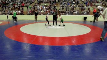 88 lbs Round Of 16 - Morgan Huffmaster, The Storm Wrestling Center vs John Pierson, North Hall Jr Trojans